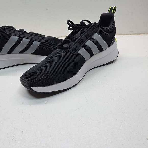 Adidas Racer TR21 Men's Running Shoes Black White with Yellow Accent Size 11 - Picture 9 of 13